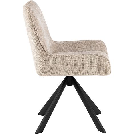 Eddie Esszimmerstuhl Chenille beige.