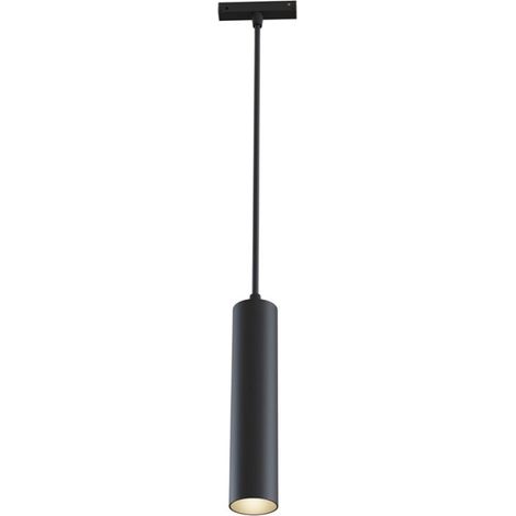 Suspension rail magnétique 2 circuits noire LED 12W 4000K (1/3)