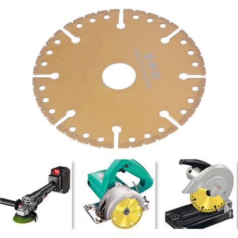Lame de scie King pour la coupe du fer 115 x 22,23 mm, brasage, lame de coupe de métal multifonctionnelle, lame de coupe diamantée pour brasage (1/5)