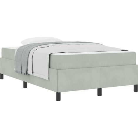 Maison Exclusive - Struttura del letto Grigio chiaro 120 x 200 cm Tessuto