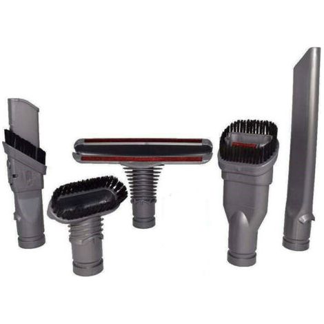 Conjunto de 5 Cepillos y Adaptador para Aspiradora, Accesorios Universales de Limpieza-AUTRES (1/5)
