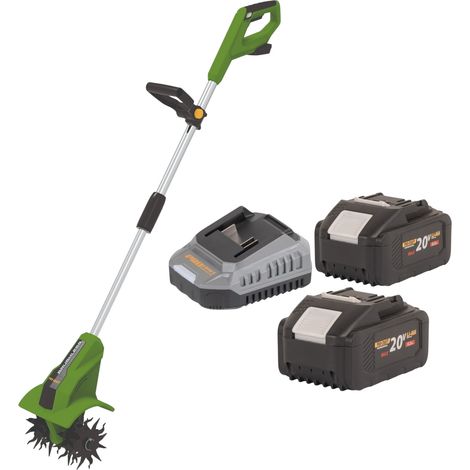 Procraft CT20bb Akku Kultivator 20 V 224 mm Brushless + 2x Akku 8,0 Ah + Ladegerät (1/3)