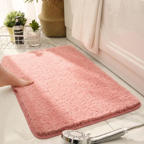 Dicke und saugfähige Badematte, schlichtes Design, geeignet für den Heimgebrauch, Badezimmer-Fußmatte, rutschfeste Matte.