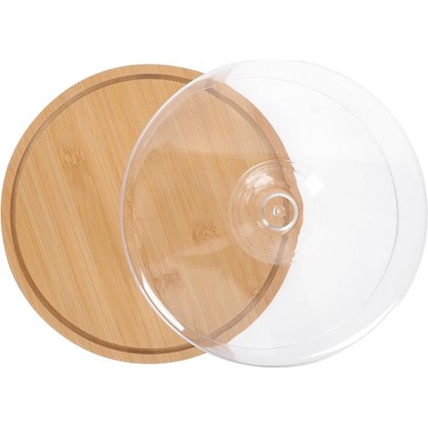 Beurrier avec couvercle bombé, petit récipient à fromage 28 x 28 x 9,1 cm, boîte de conservation alimentaire pour réfrigérateur et plan de travail (1/5)