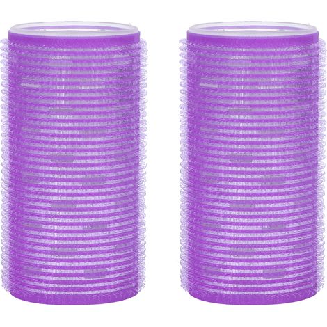 2 rouleaux à cheveux auto-agrippants, outils de coiffure DIY pour boucles, bigoudis auto-enrouleurs pour cheveux (1/5)
