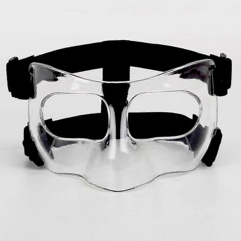 Protection nasale pour nez cassé, masque de protection faciale ajustable pour le sport (football, basketball), protège votre visage et votre nez des impacts (1/5)