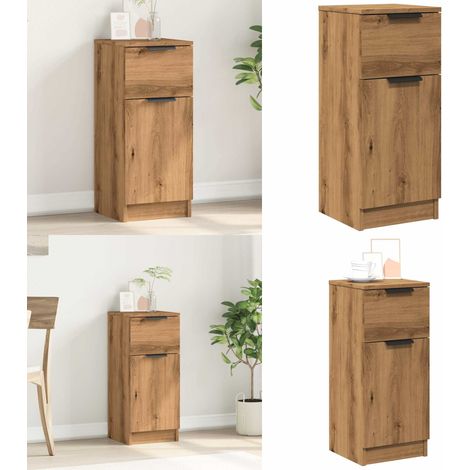 vidaXL Sideboard Artisan-Eiche 30x30x70 cm Holzwerkstoff (1/5)