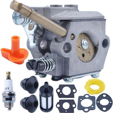 Kit carburatore Gubeter, per decespugliatori Stihl Fs50 Fs51 Fs61 Fs62 Fs65 Fs66 Fs90 Fs96 e soffiatori Bg60 Bg61, per Walbro WT-38-1, WT-38, WT-38B, (1/5)