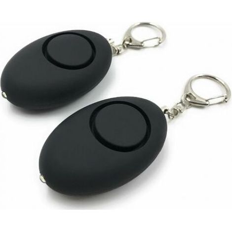 Alarme De Poche - 140 Db - Lampe Led - Pour Autodéfense - Lot De 2 (1/5)