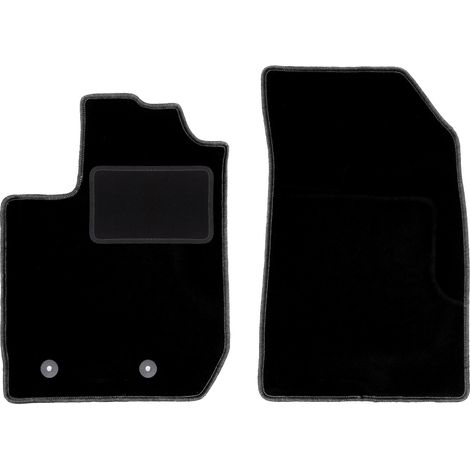Tapis avant noirs pour : Dacia Duster II 2WD SUV (2018-)