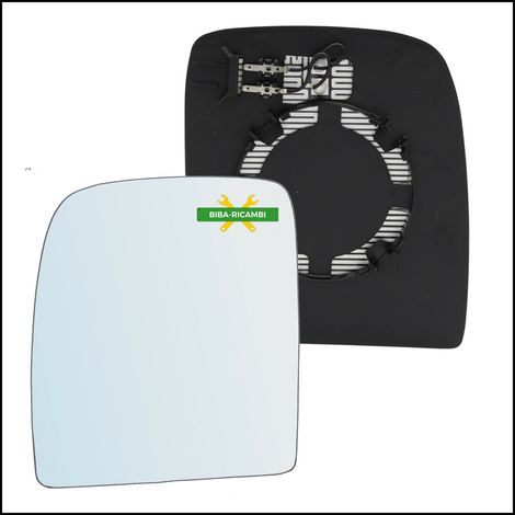 Specchietto piastra retrovisore termico lato guidatore per fiat scudo ii