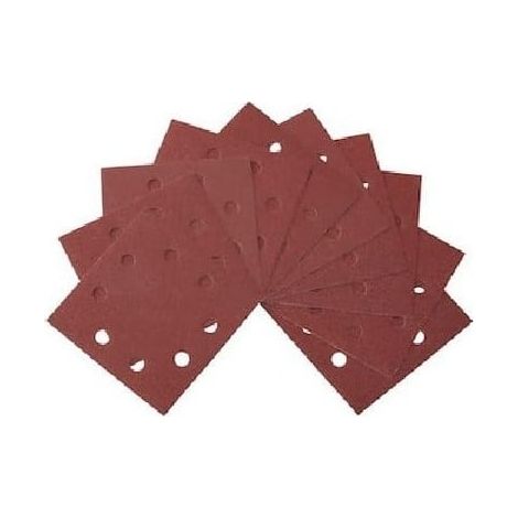 10 feuilles abrasives pour ponceuses vibrantes DEWALT DT3023-QZ - 8 perforations - 115x115mmtailleGrain 180