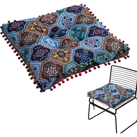 Coussins de Chaise Salle à Manger Housses Antidérapantes Esthétiques 40 X Coussins D'Assise De Cuisine Soutien Fessier Soulagement Pression Assise Pour Chambre Salon Bureau Fauteuil Roulan (1/5)