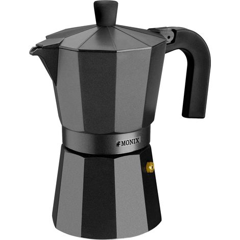Cafetière Italienne 1 Tasse Noir (1/5)