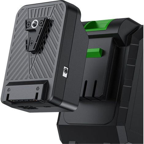 Plaque de Batterie à Montage en V, Convertisseur de Plaque de Conversion V Lock avec Sortie D'entrée USB C PD 100 W, Double Ports DC D Tap de Batterie de Verrouillag (1/5)