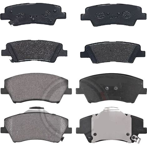 KIT PASTIGLIE FRENO ANTERIORI E POSTERIORI compatibile con HYUNDAI NEXO (FCEV) / PASTIGLIE FRENANTI AUTO OEM 37951,35133 / SOSTITUZIONE DIRETTA / BASSA POLVERE / SILENZIOSO (1/4)