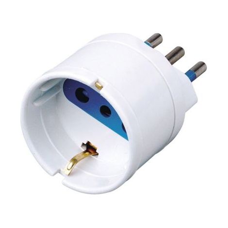ADATTATORE SPINA 16A CON PRESA SHUKO SCHUKO10A RIDUZIONE