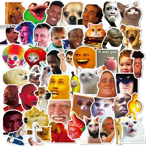 100 autocollants emoji clown : des illustrations tendance et amusantes pour carnets, réfrigérateurs, valises et plus encore – des cadeaux de Noël imperméables (1/4)