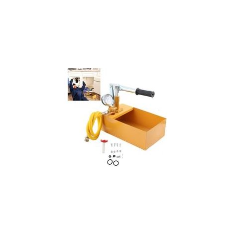 Pompe de remplissage pour installation sanitaire solaire – Pression d’épreuve 25 bars – Réservoir intégré en aluminium et plastique durable – Usage chauffage et climatisation
