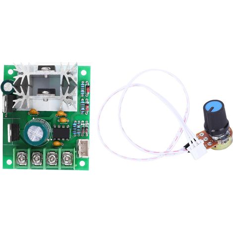 Contrôleur de vitesse DC PWM 30V 24V 12V 6V, module de régulation de puissance sans palier, carte de commande moteur haute puissance (1/5)