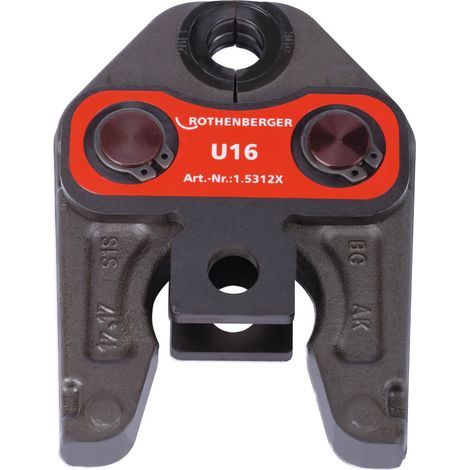 ROTHENBERGER Pressbacken Set, Standard, U, 16-20-25-32mm - 015067X