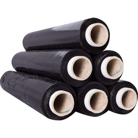 Stretchfolie Palettenfolie Verpackungsfolie Wickelfolie Schwarz 300m Stretchfolie Palettenfolie Verpackungsfolie Wickelfolie Schwarz 300m
