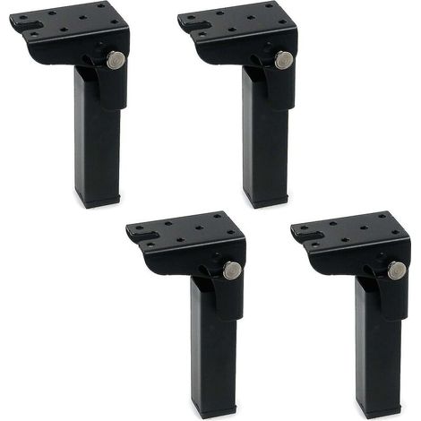 Pieds de table pliants 140mm/5.51&34 Charnière de verrouillage en fer à hauteur pliable à 90 degrés (1/5)