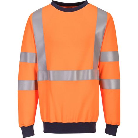 Sudadera FR Modaflame HVO: Seguridad y Comodidad - Naranja - Talla S
