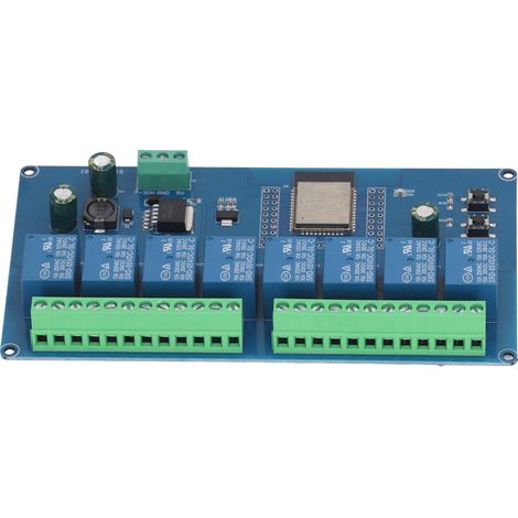 8-Kanal-Relaismodul ESP32 WiFi BLE Entwicklungsboard ESP32-WROOM-32E Drahtlose Steuerspannung 5-30V DC (1/5)