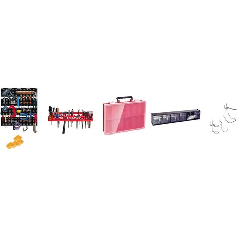 Frato -Wandplatte im vollständigen Kit mit Garagenorganisator