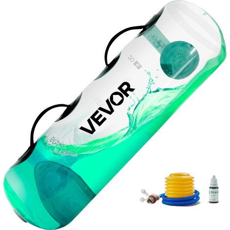VEVOR Sac a Eau pour Fitness 22,68 kg, Sac Aquatique pour Musculation Reglable, Portable avec Poignees Solides, Materiel d’Entrainement pour Stabilite Equilibre CrossFit Exercices a Domicile Gym