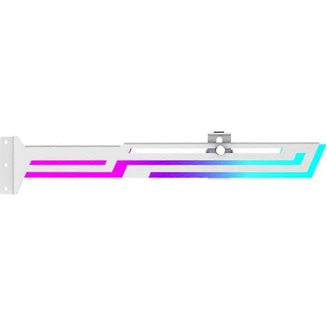 ARGB 5V 3PIN Grafikkartenhalterung, höhenverstellbar, weiß