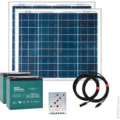 NX - Kit Solaire Autonome S 24V 85Wc (160Wh/jour en moyenne)