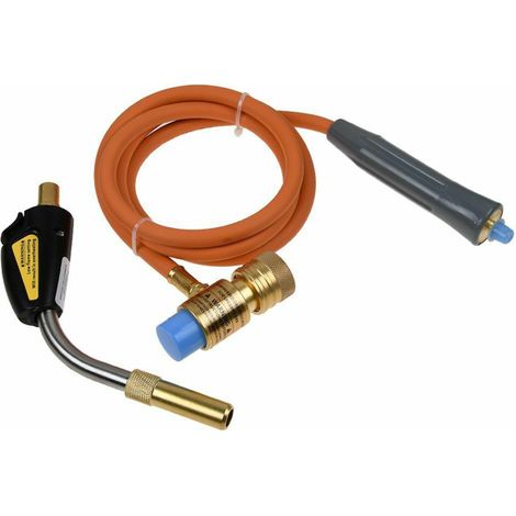 Kit de tuyau de plomberie au propane pour soudage, brasage et réparation de réfrigération, avec chalumeau à allumage automatique. (1/5)