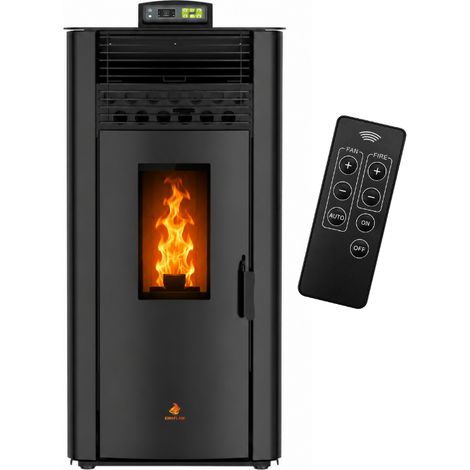 Poêle à granulés Étanche EMMA 15 kW + télécommande - (1/5)