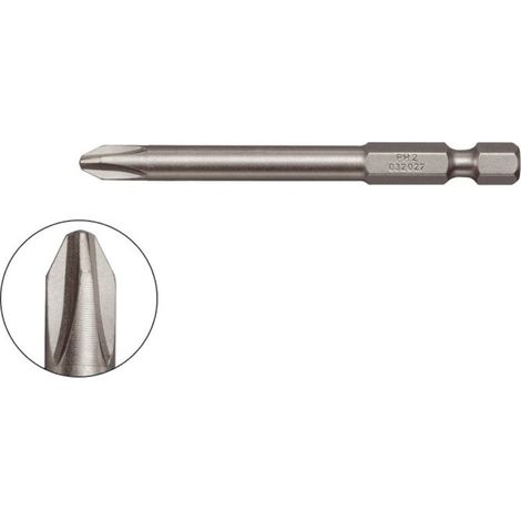 Embout de vissage pour vis Phillips PH1 longueur de la lame 73 mm (KL21073PH1)