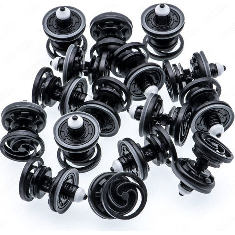 60 clips de fixation pour panneaux de porte intérieurs VW Passat Tiguan Audi A6 A8 TT 6Q0868243 (1/5)