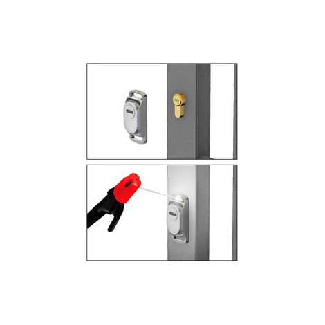 PROTECTOR PROTEZIONE CILINDRI SG 35 SALD INOX SAT- 1,0 pz