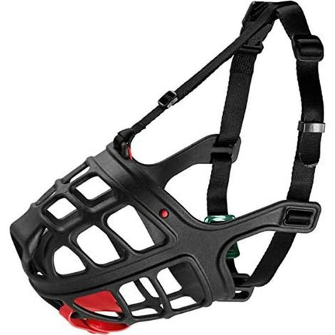 Muselière Hunter Albury Noir Taille 1 (45 cm) (21 cm) (5 cm) (1/5)