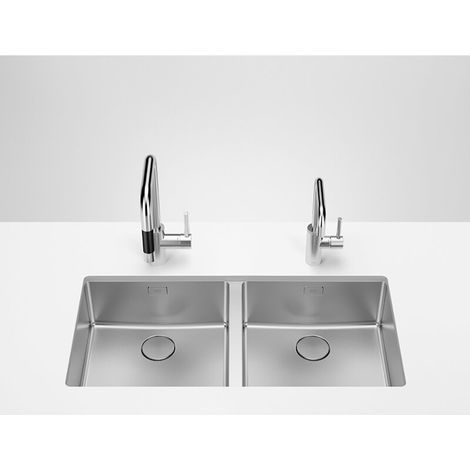 DORNBRACHT 38240004-86 Évier double SÉRIE NEUTRE 38240004 (1/2)