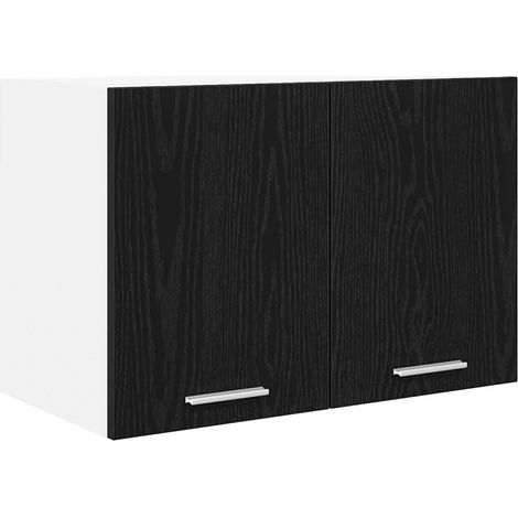 Maison Exclusive - Armadio pensile con porta Rovere Nero e Bianco 60 x 31 x 40 cm (1/5)