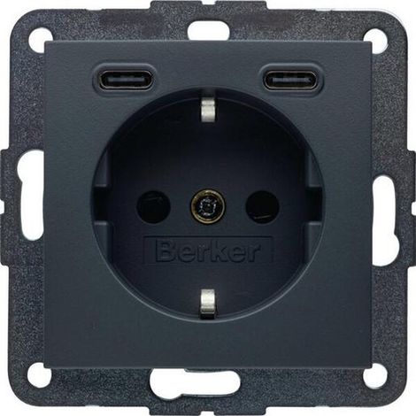 Berker S.1/B.X SSD M.2F.USB-C 20W ANT (48151606)