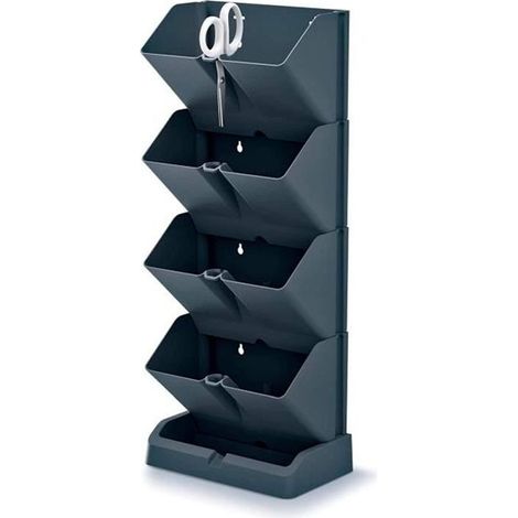Filiyano-Jardin vertical Mini Cascade anthracite avec cisaille à herbes Prosperplast Anthracite (1/3)
