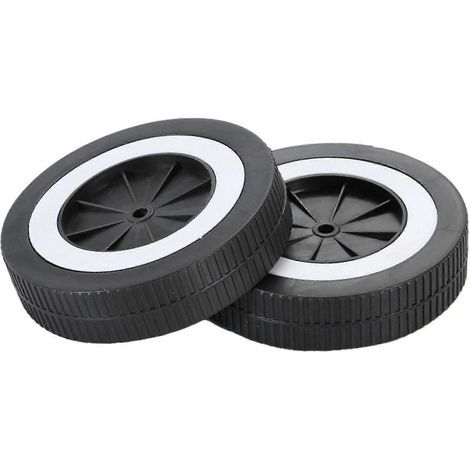 Kit de roues de rechange pour barbecue (2 pièces), roues universelles pratiques et résistantes au sable pour chariots à main (1/5)