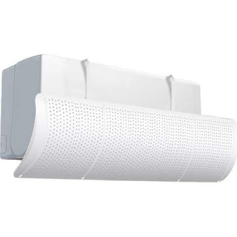 1 Cache-poussière pour déflecteur de climatisation, réglage multi-angles, rotation libre, installation suspendue, pour climatiseur split (1/5)