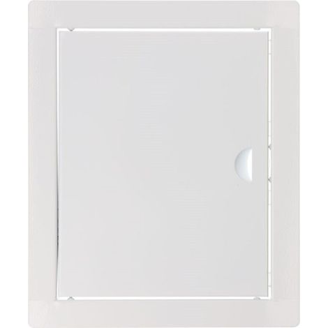 Couvercle Collecteur Rectangulaire Encastré Acier Blanc 20x25cm