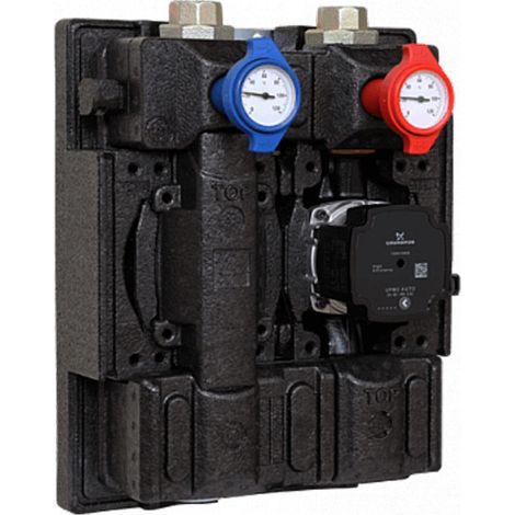 Module hydraulique FLOWBOX HK 8180 compact pré-monté avec circulateur Grundfos UPM3A/7 - Watts (1/2)