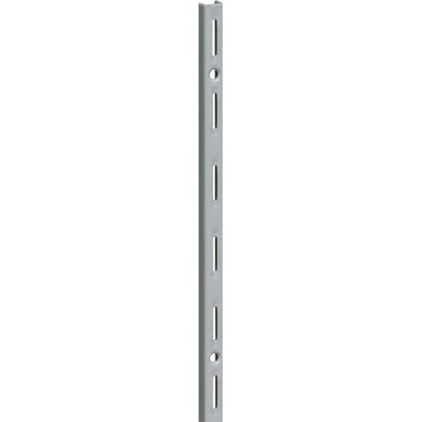 CREMAGLIERA BINARIO SINGOLO - 100 CM. - GRIGIO ALLUMINIO (1/2)
