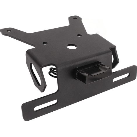 Support de Plaque D'immatriculation de Moto avec 3 Lumières LED Lumineuses, Cadre de Fixation en Acier en Carbone, pour SV650 2016‑2021 (1/5)