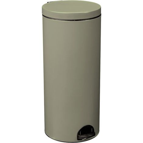 Rossignol Elora cubo de basura con pedal 30 L gris verde